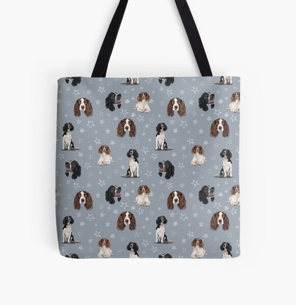 Aperçu de l'œuvre Le Springer Spaniel Bleu créée et vendue par Elspeth Rose Design.