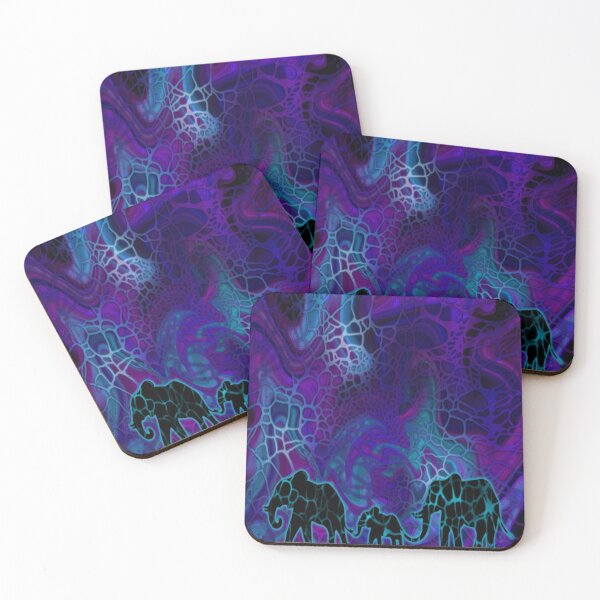 Item preview, Entranced, buddhist digital fluid pour with cells designed and sold by MayGreenAbgrall.