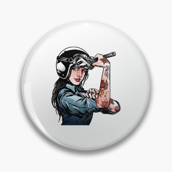 Item preview, Woman bikers motorcycle designed and sold by ltt23.