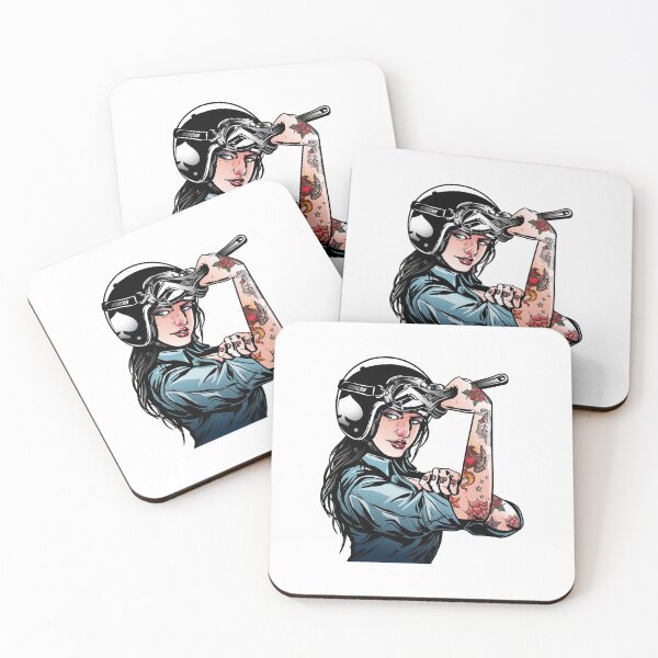 Item preview, Woman bikers motorcycle designed and sold by ltt23.