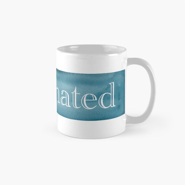 Item preview, Vaccinated - White Design on Teal Watercolor Background designed and sold by nabeArtist.