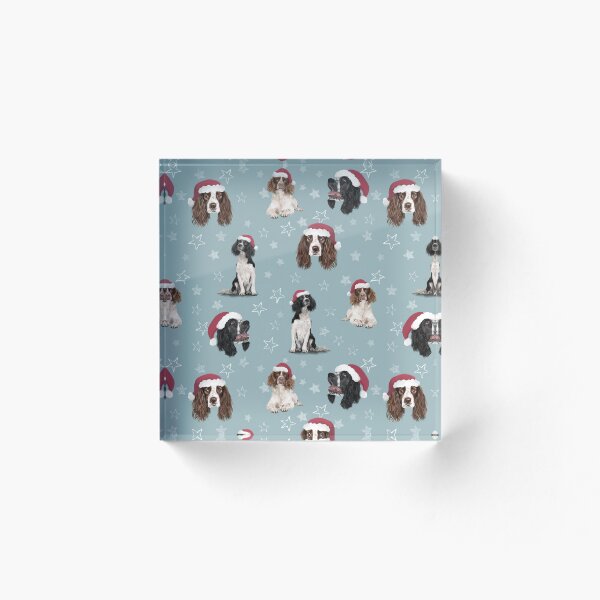 Item preview, The Christmas Springer Spaniel designed and sold by Elspeth Rose Design.