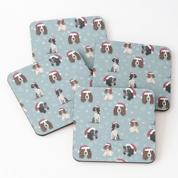 Item preview, The Christmas Springer Spaniel designed and sold by Elspeth Rose Design.