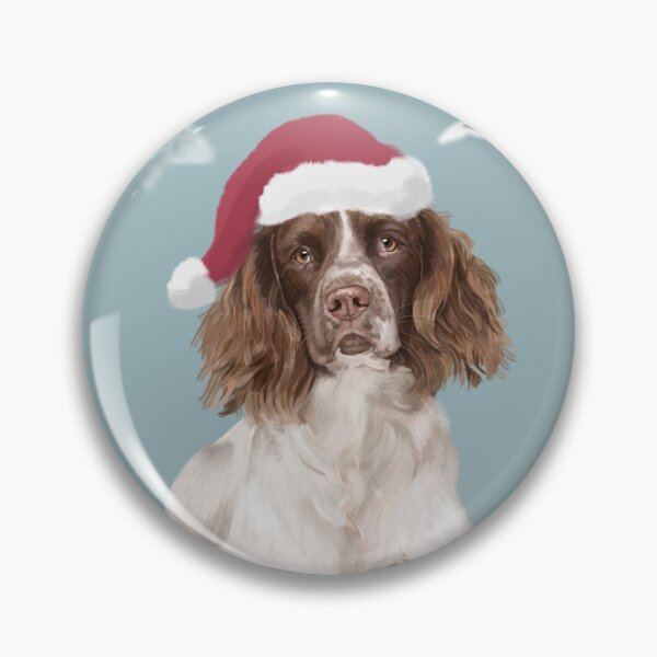 Item preview, The Christmas Springer Spaniel designed and sold by Elspeth Rose Design.
