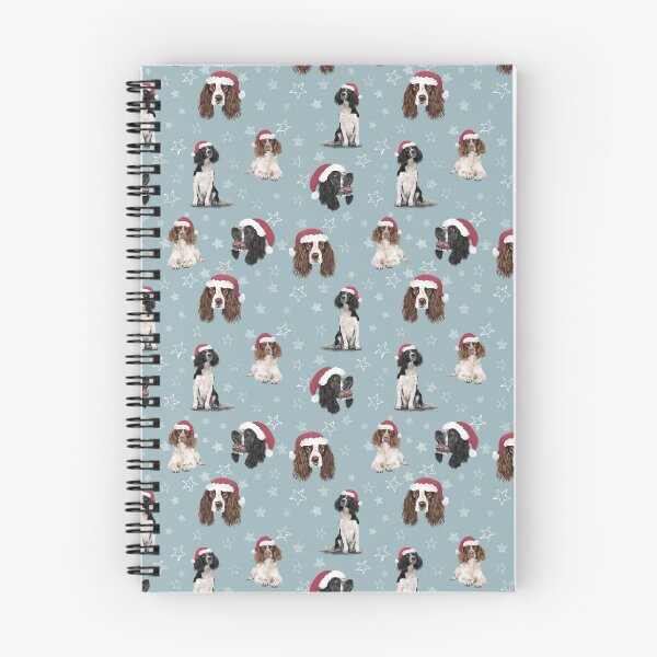 Artikelvorschau, Der Christmas Springer Spaniel entworfen und verkauft von Elspeth Rose Design.