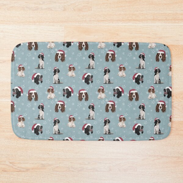 Artikelvorschau, Der Christmas Springer Spaniel entworfen und verkauft von Elspeth Rose Design.