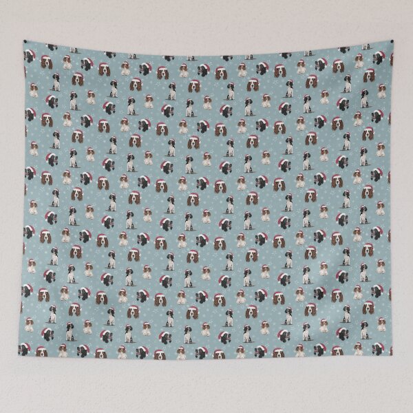 Item preview, The Christmas Springer Spaniel designed and sold by Elspeth Rose Design.