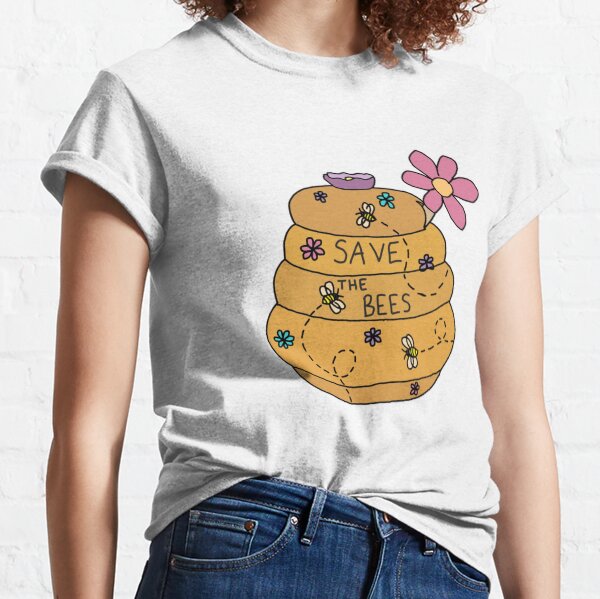 save the bees honey pot Classic T-Shirt