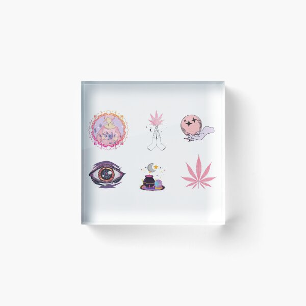 Item preview, Spiritual Stoner Sticker Pack | Smart Successful Stoner | THC Leaves |  designed and sold by AlfaEcho.