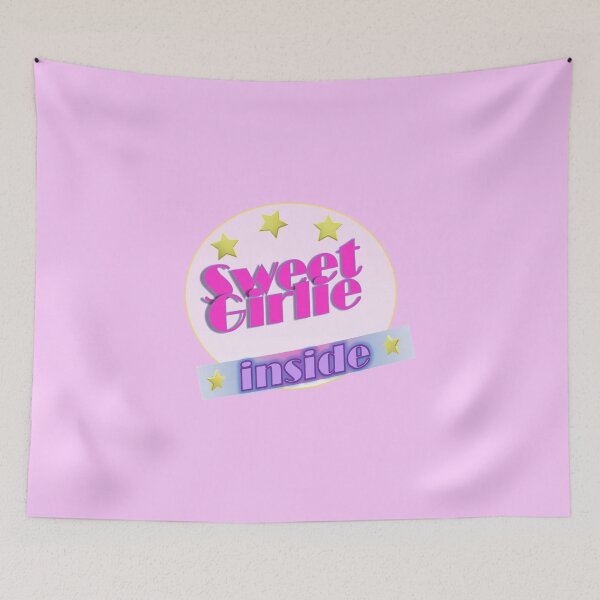 Item preview, 100% girlie power (purple) (bed linen / towels / shower curtain) designed and sold by WasserSonneWind.