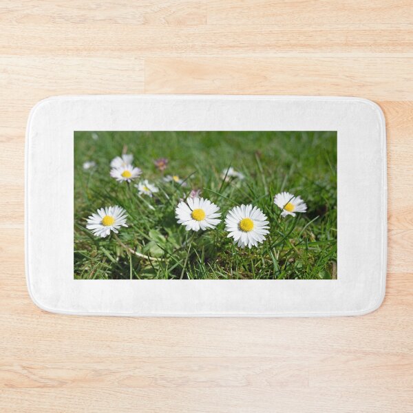 Item preview, Oxeye Daisy Flower with grass background designed and sold by santoshputhran.