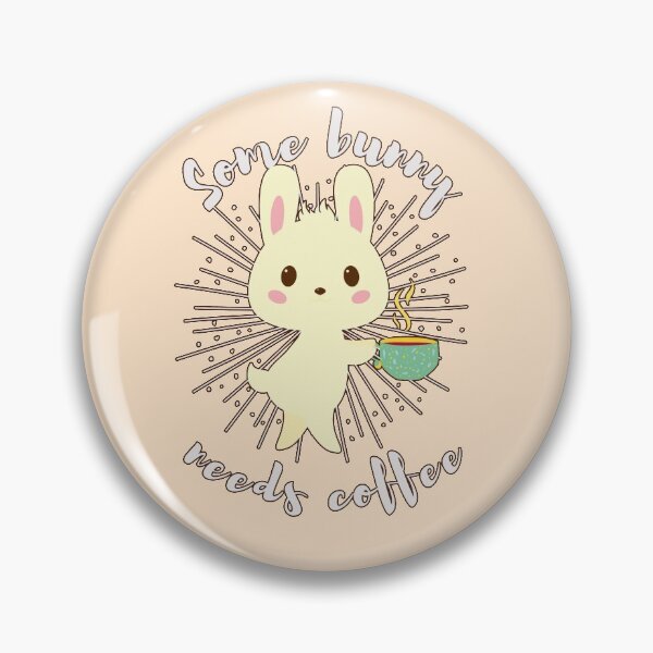 Item preview, Some bunny needs coffee- Funny Easter Pun for Coffee Lovers Gift designed and sold by EvaWolf.
