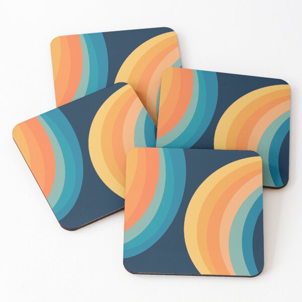 Item preview, Retro design with colorful circles designed and sold by BattaAnastasia.
