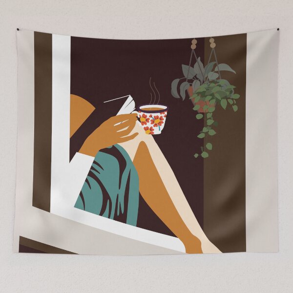 Item preview, Mujeres Coffee Time designed and sold by SurfolioPrints.