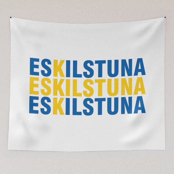 Artikelvorschau, Eskilstuna City Sverige Flagga entworfen und verkauft von Urosek.