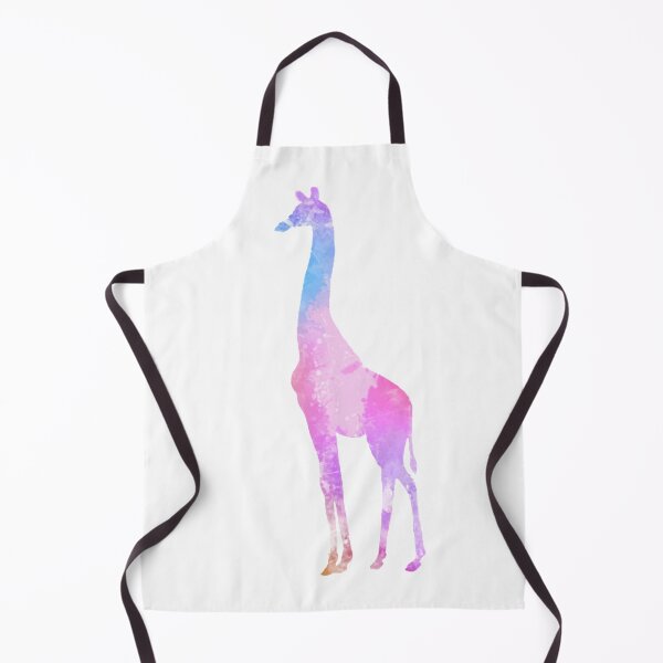 Artikelvorschau, Giraffe - Rosa Lila Türkis Aquarelle entworfen und verkauft von Sapphire-X.