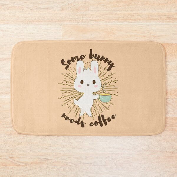Item preview, Some bunny needs coffee- Funny Easter Pun for Coffee Lovers Gift- Dark Text Version designed and sold by EvaWolf.