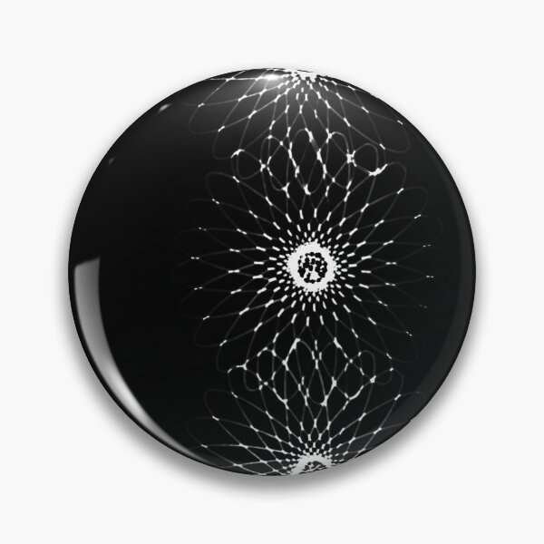Item preview, minimalistic abstract spirals floral pattern designed and sold by Mandala-Mia.