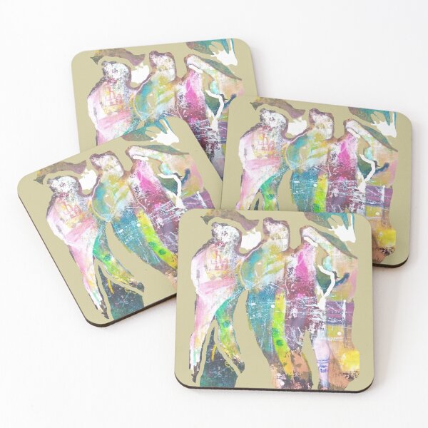 Item preview, Pantomime, clowns, abstract design designed and sold by NessArtByEwa.