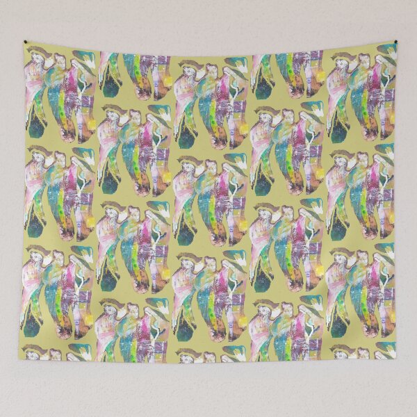 Item preview, Pantomime, clowns, abstract design designed and sold by NessArtByEwa.