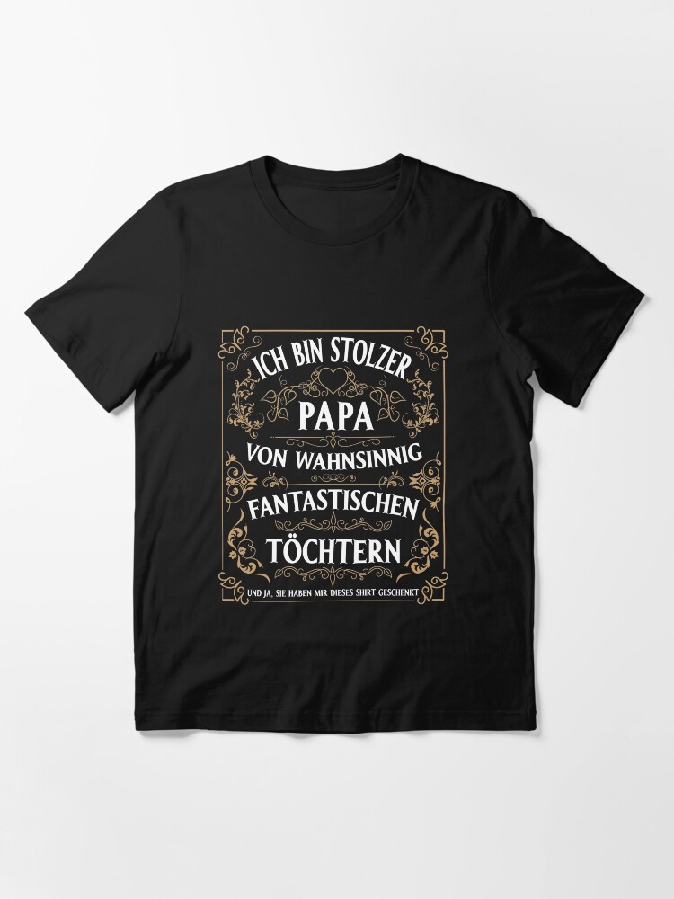 Alternate view of I'm the proud dad of Awesome Daughters Vintage Essential T-Shirt