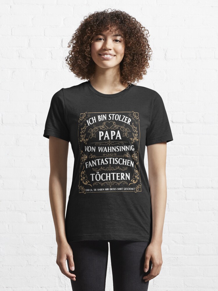Alternate view of I'm the proud dad of Awesome Daughters Vintage Essential T-Shirt