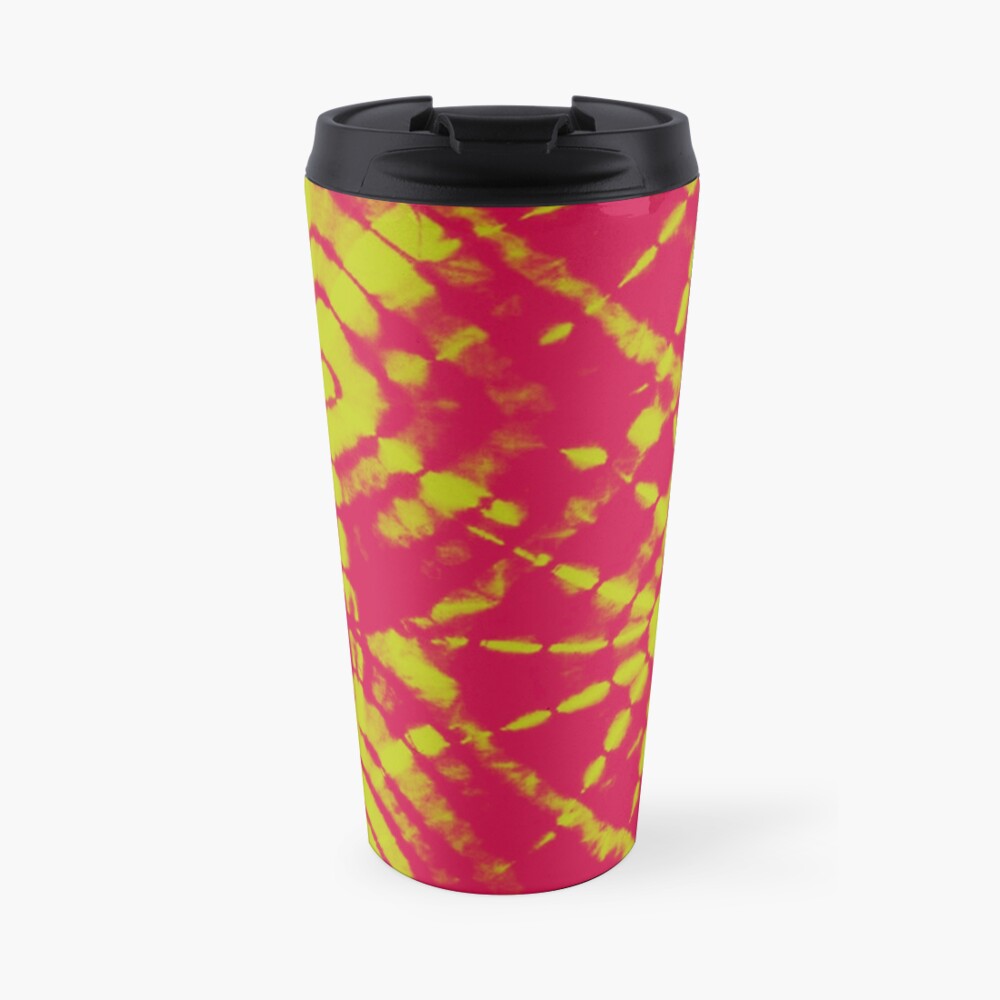 Fabric arts of florals effects Travel Mug