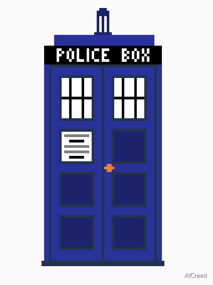 8-Bit TARDIS by AlCreed