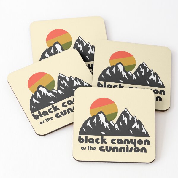 Item preview, Retro Black Canyon of the Gunnison ))(( Tourist Souvenir National Park Design designed and sold by acquiesce13.