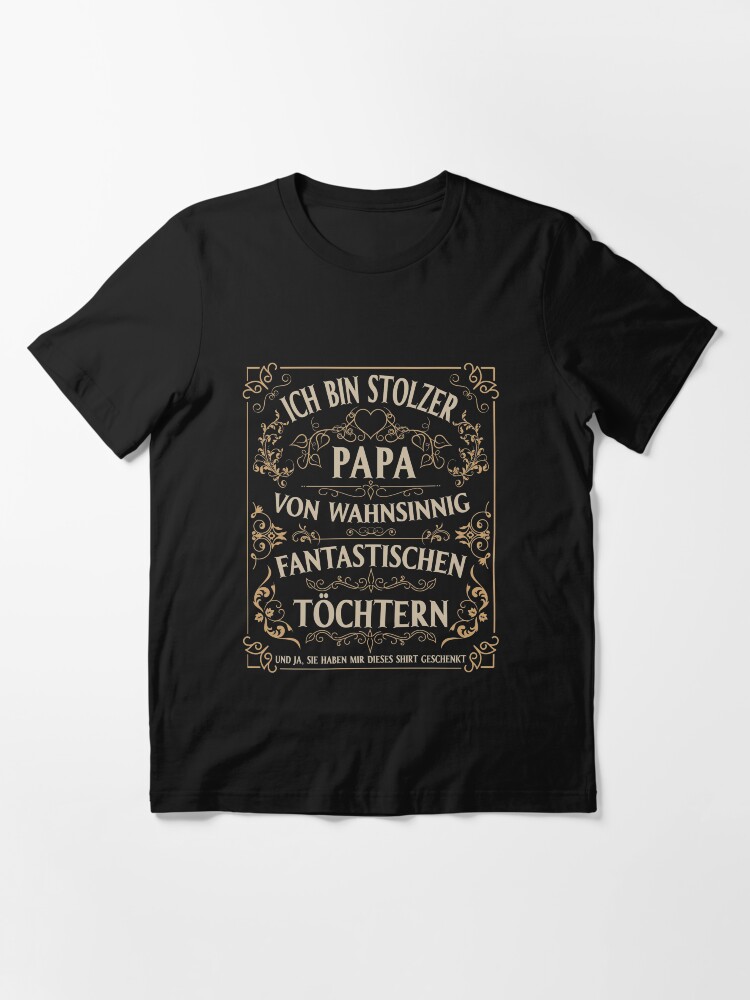 Alternate view of I'm the proud dad of Awesome Daughters Vintage Essential T-Shirt