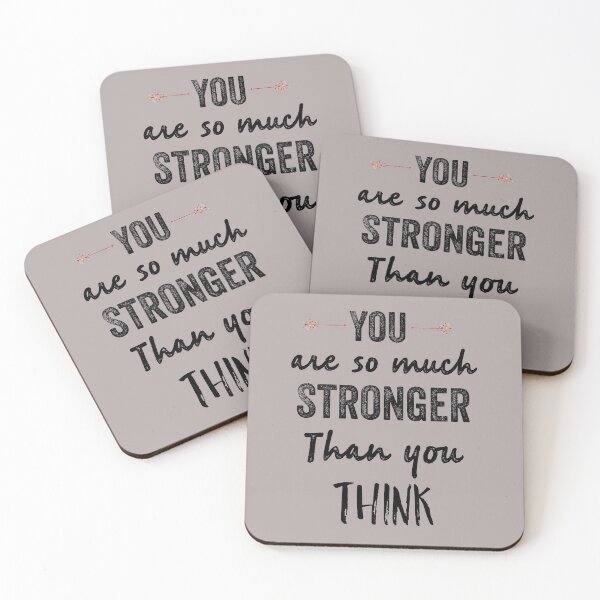 Item preview, You Are So Much Stronger Than You Think designed and sold by Ayurveda Fun Store.