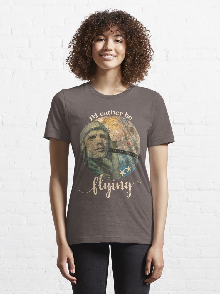 Alternate view of Father's Day I'd Rather Be Flying Essential T-Shirt