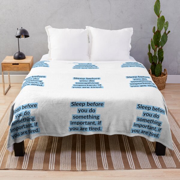 Item preview, Sleep before you do something important. designed and sold by Andrew Hopgood.