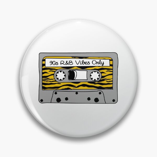 Item preview, 90s R&B Vibes Only Cassette Tape Tiger Stripe Print designed and sold by SoulVisible.