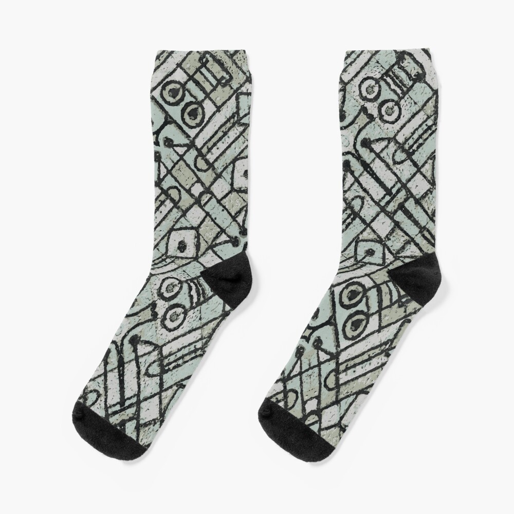 Geometric Ethnic Artwork Socks