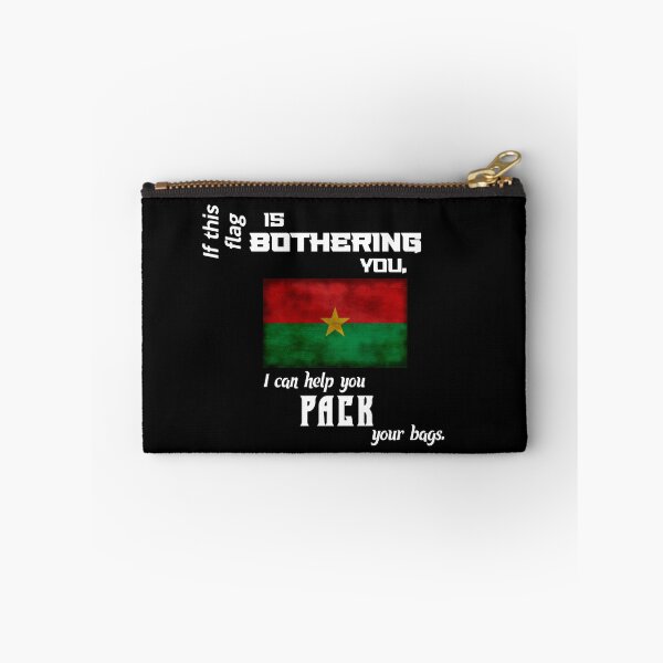 Item preview, Burkinabè flag - pack your bags designed and sold by 2Girls1Shirt.