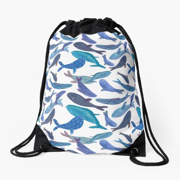 Ballenas estampadas Mochila saco