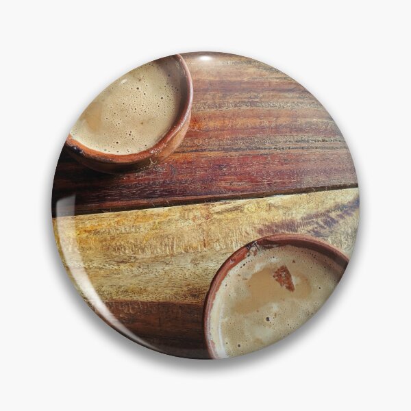 Item preview, Malai chai -masala tea on clay cups over wooden table designed and sold by FCEalin.