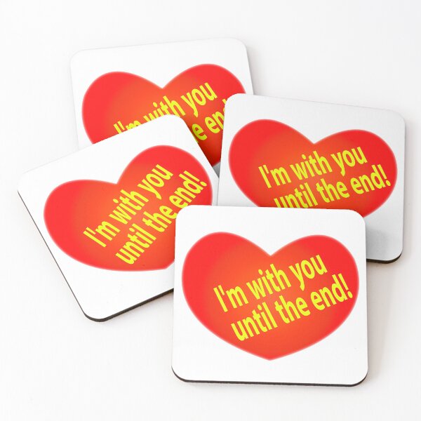 Item preview, I'm with you until the end! A big heart designed and sold by Tarsalla.