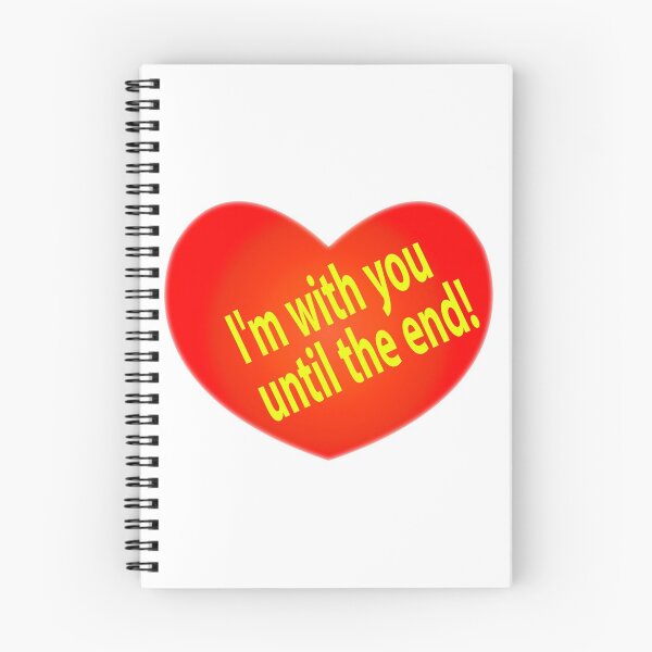 Item preview, I'm with you until the end! A big heart designed and sold by Tarsalla.