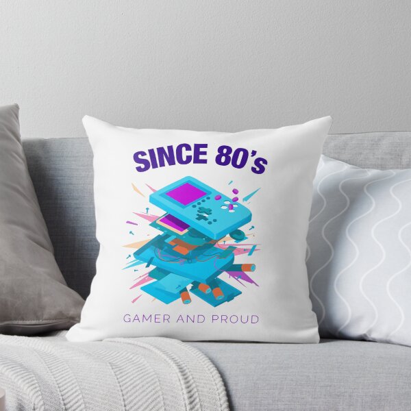 Item preview, Gamer and Proud since 80's - Old school gamer gift designed and sold by Xavier Vieira.