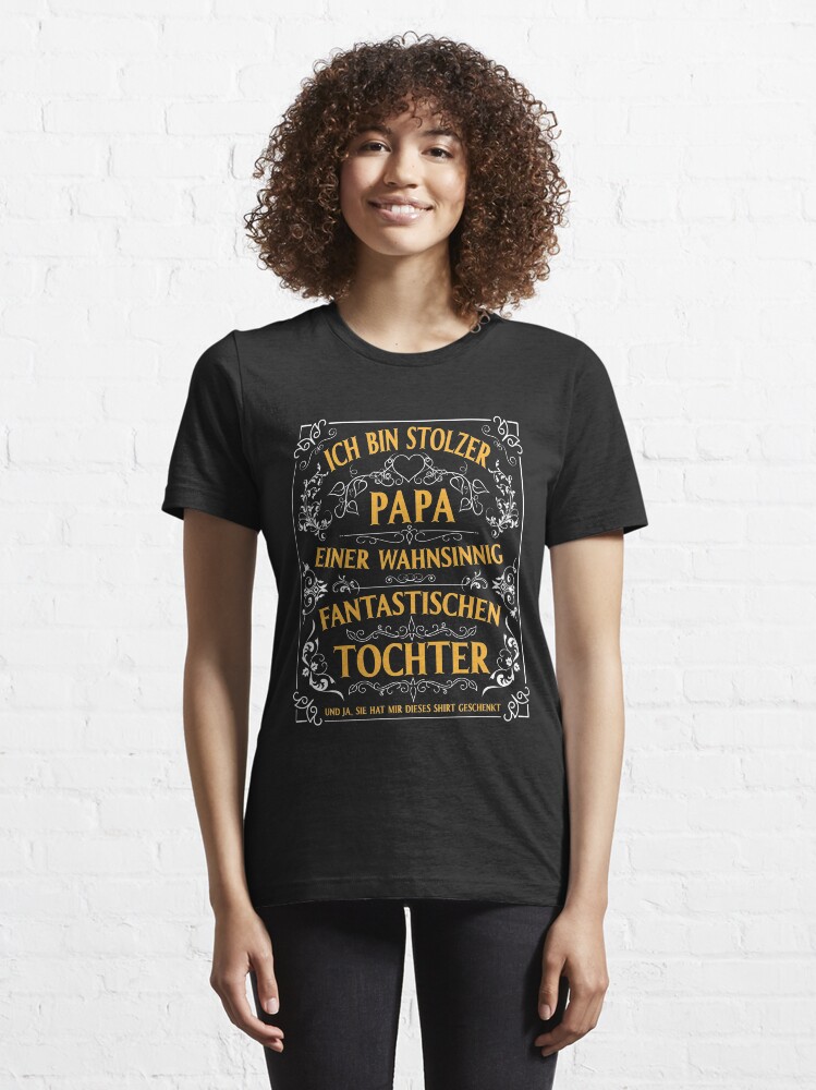 Alternate view of I am the proud dad of a fantastic daughter Vintage Essential T-Shirt