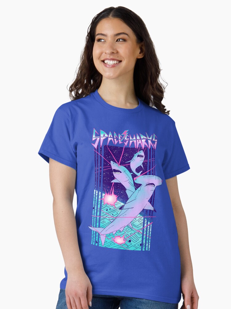 Thumbnail 2 von 7, Classic T-Shirt, Weltraumhaie! designt und verkauft von wytrab8.