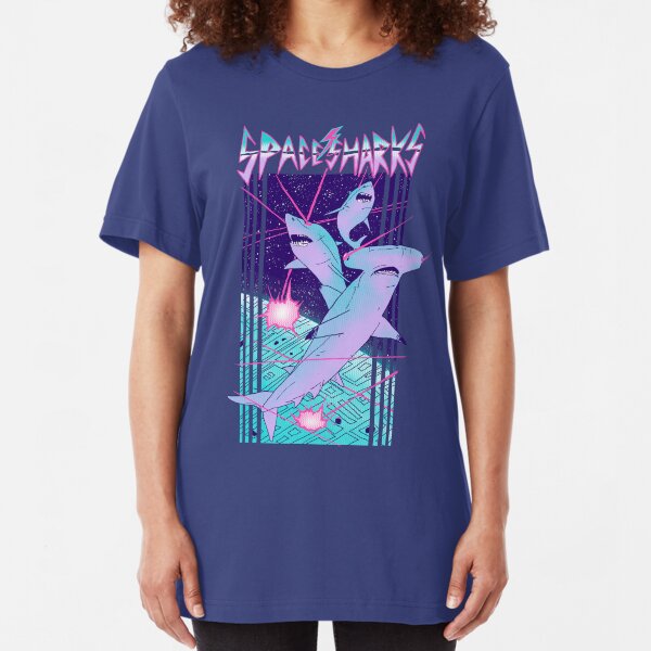 Space Sharks! Slim Fit T-Shirt