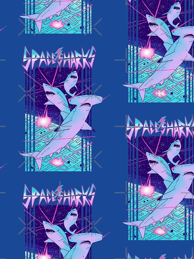 Thumbnail 5 von 5, Grafik T-Shirt, Weltraumhaie! designt und verkauft von wytrab8.