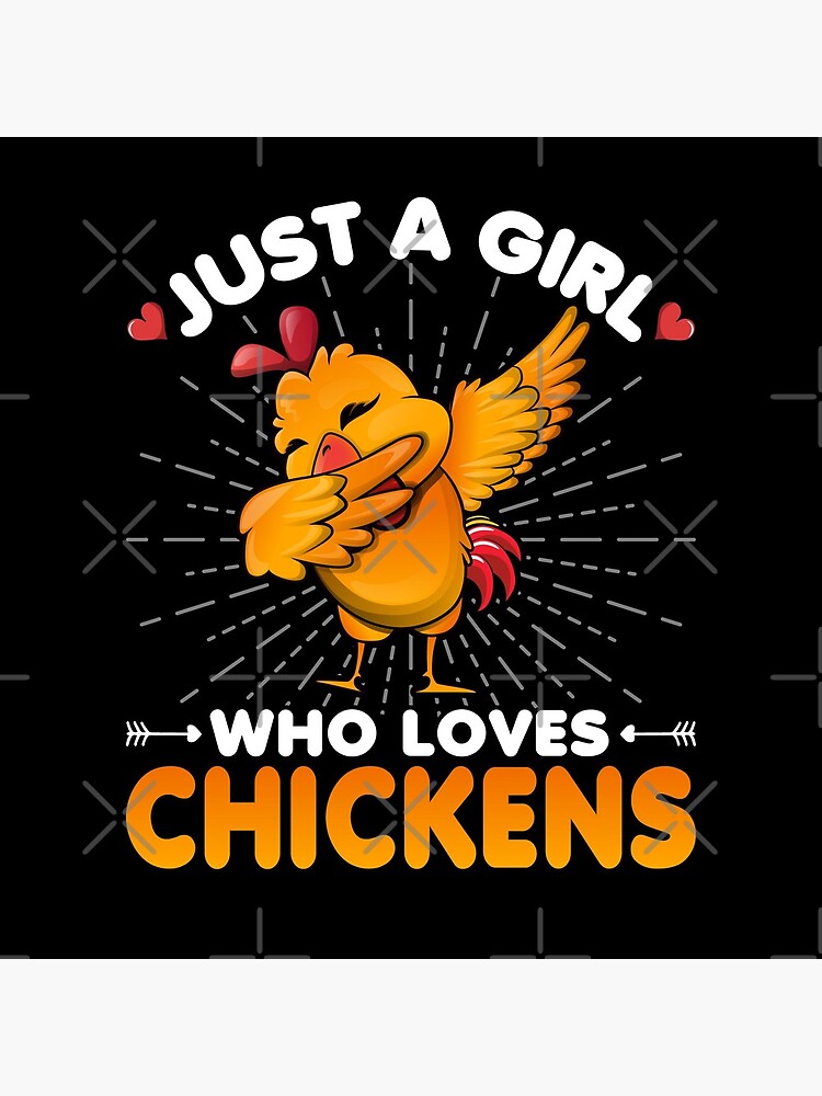 Just a Boy Who Loves Chickens Dabbing Dab Chicken Lover by CreativeVez