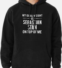Ideal weight - Sebastian Stan Pullover Hoodie