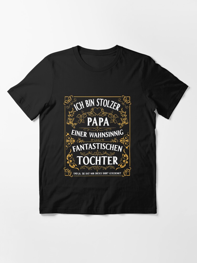 Alternate view of I am the proud dad of a fantastic daughter Vintage Essential T-Shirt