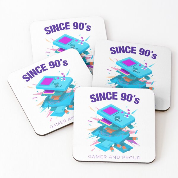 Item preview, Gamer and Proud since 90's - Old school gamer gift designed and sold by Xavier Vieira.