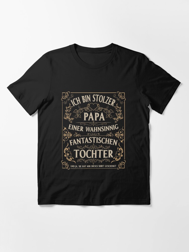 Alternate view of I am the proud dad of a fantastic daughter Vintage Essential T-Shirt